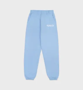 94 Racquet Club Sweatpant - Sky Blue/White