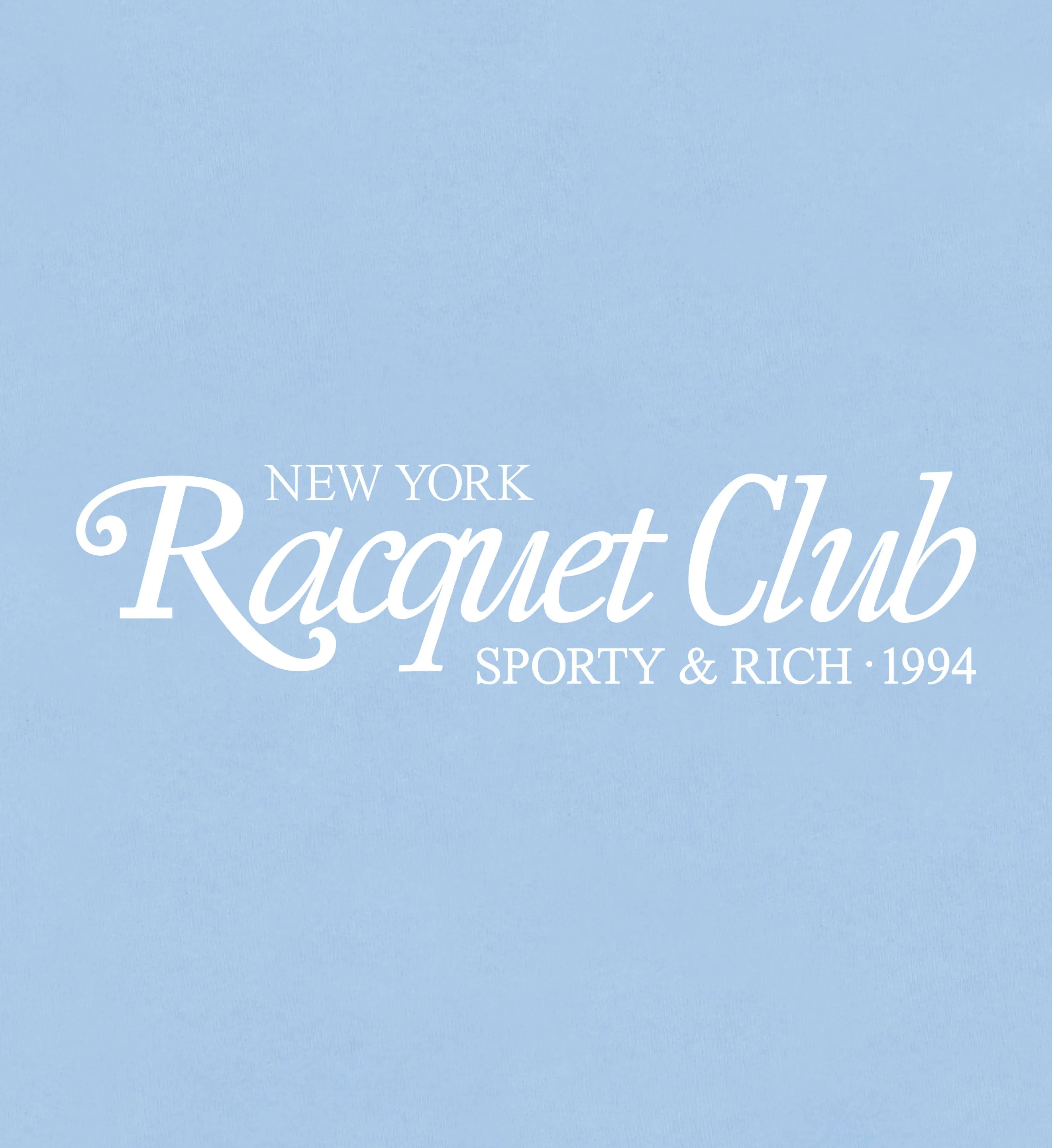 94 Racquet Club Sweatpant - Sky Blue/White