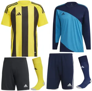 ADIDAS STRIPED 24 KIT BUNDLE YELLOW BLACK