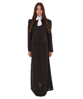 Adult Women's Historical Costume | Black Cosplay Costume