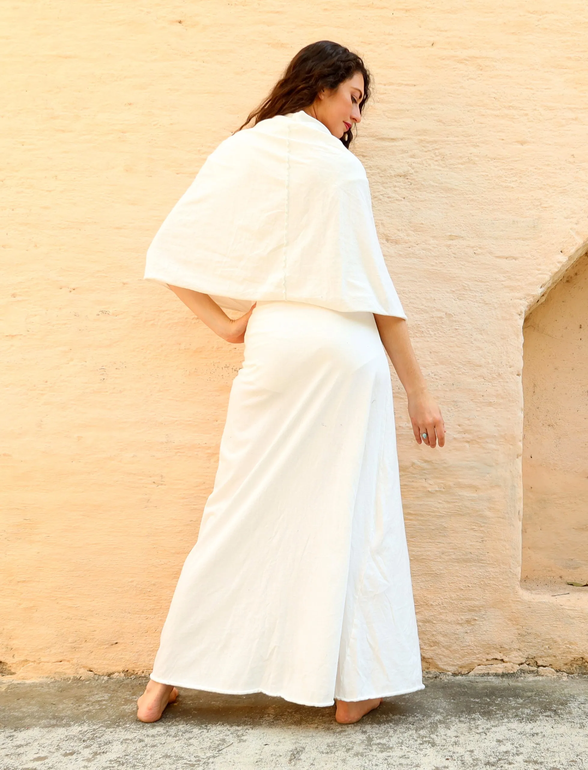 Ama Cowl Simplicity Long Dress