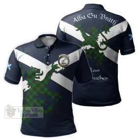 Anstruther Tartan Lion Rampant Polo Shirt Proudly Display Your Heritage with Alba Gu Brath and Clan Name