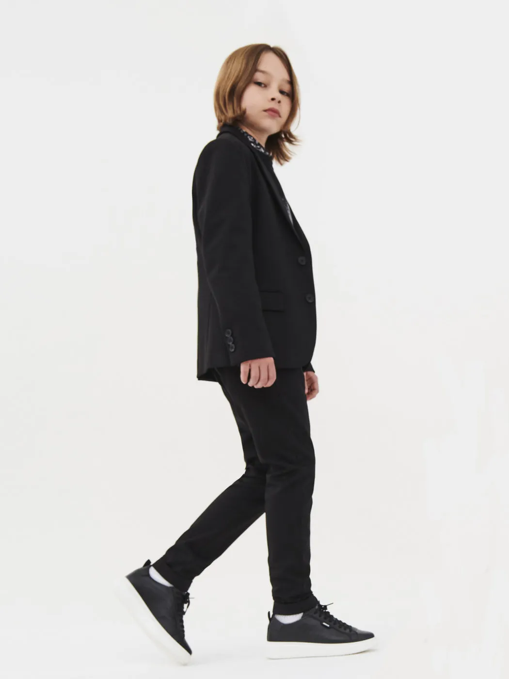 ANTONY MORATO Blue-Black jacket for boy - MKJS00014