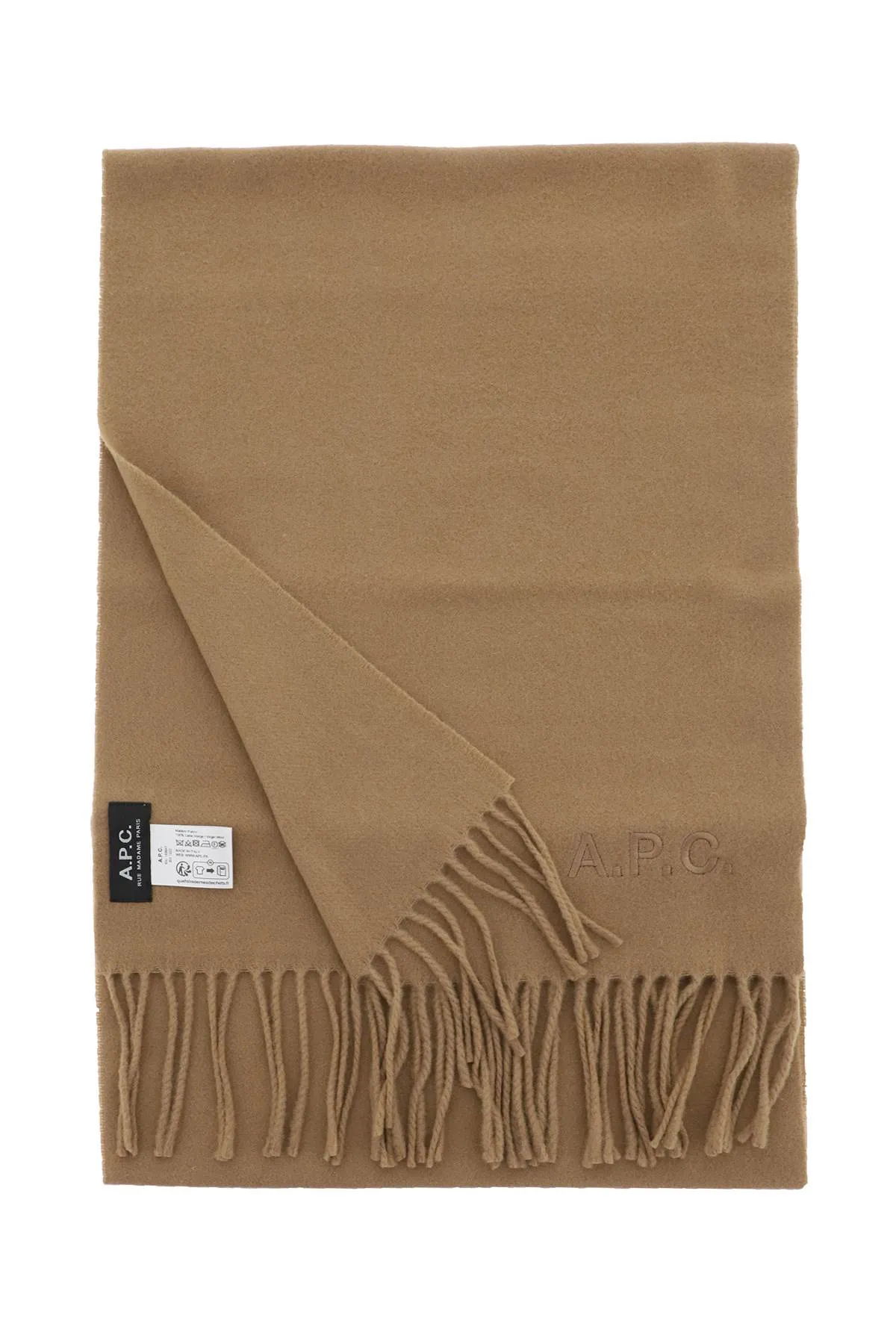 A.p.c. ambroise brodéè wool scarf