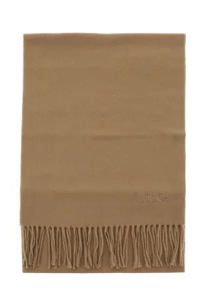 A.p.c. ambroise brodéè wool scarf