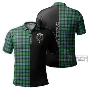 Arbuthnot Ancient Tartan Polo Shirt with Family Crest and Half Of Me Style