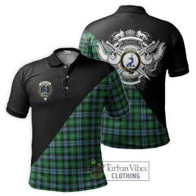 Arbuthnot Ancient Tartan Polo Shirt with Family Crest and Military Logo Style