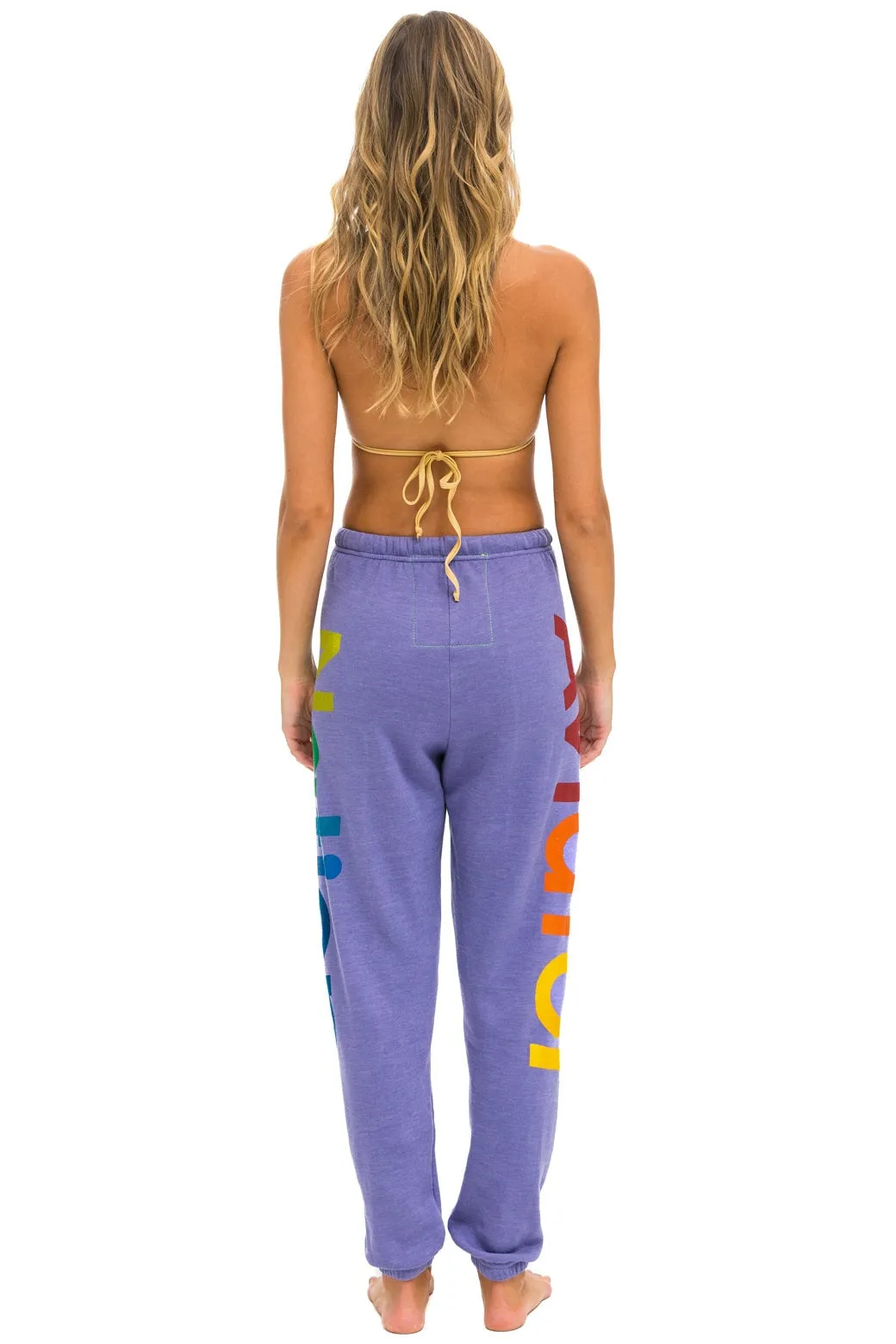 AVIATOR NATION 2 SWEATPANTS - LAVENDER