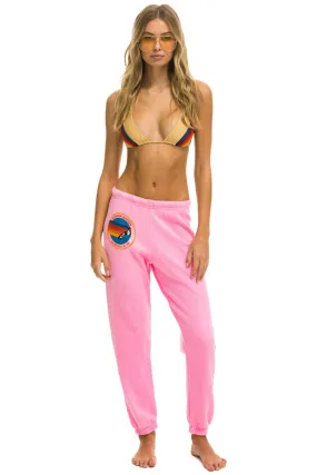 AVIATOR NATION NASHVILLE SWEATPANTS - NEON PINK