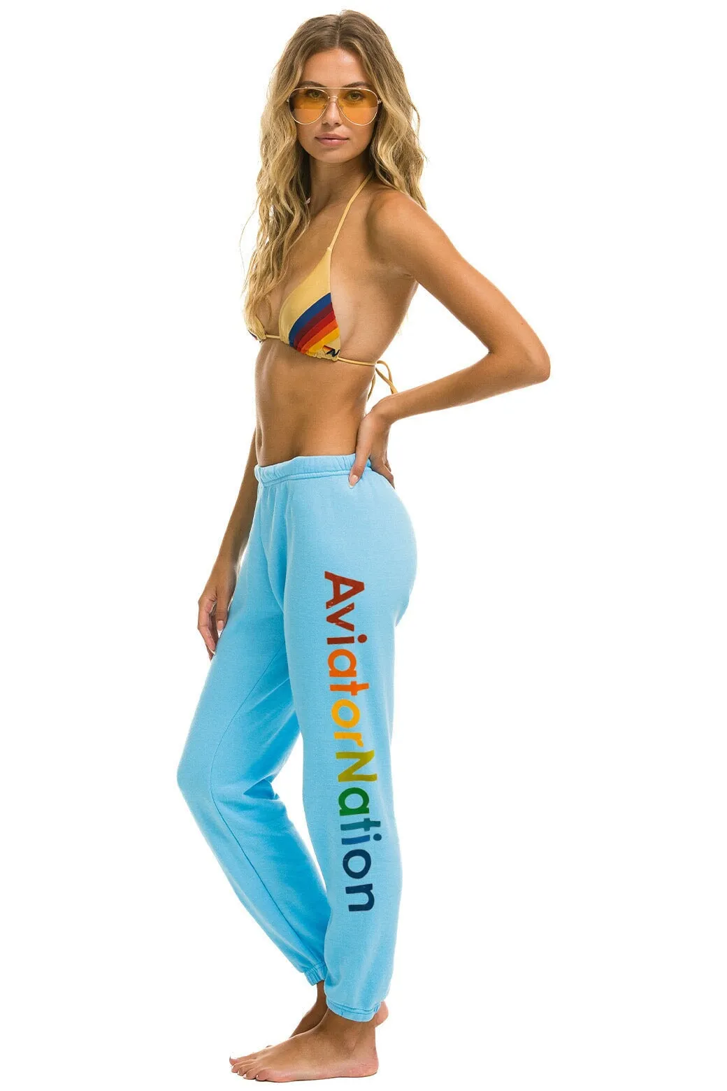 AVIATOR NATION NASHVILLE SWEATPANTS - SKY