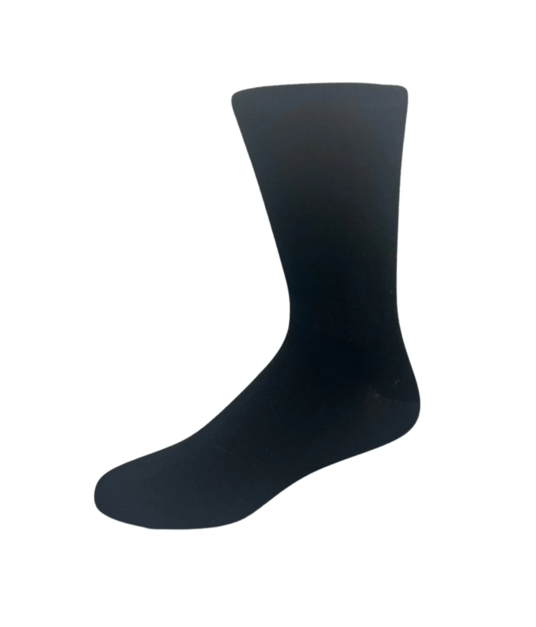 Bamboo Loose Top Socks - Black