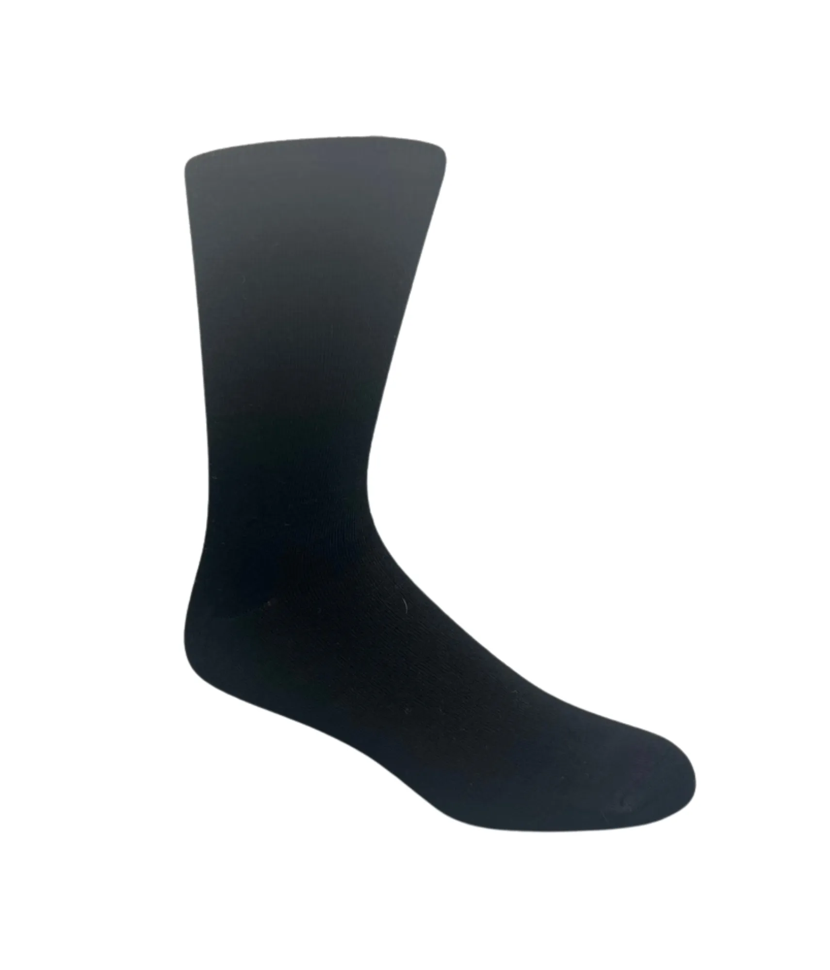 Bamboo Loose Top Socks - Black