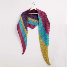 Bernat Knit Triangle Shawl