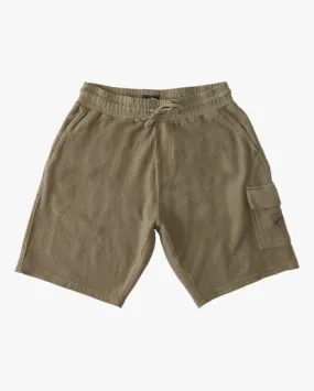 Billabong Wave Washed Sweatshort - Military