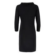 Black Bardot Textured Dress