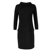 Black Bardot Textured Dress