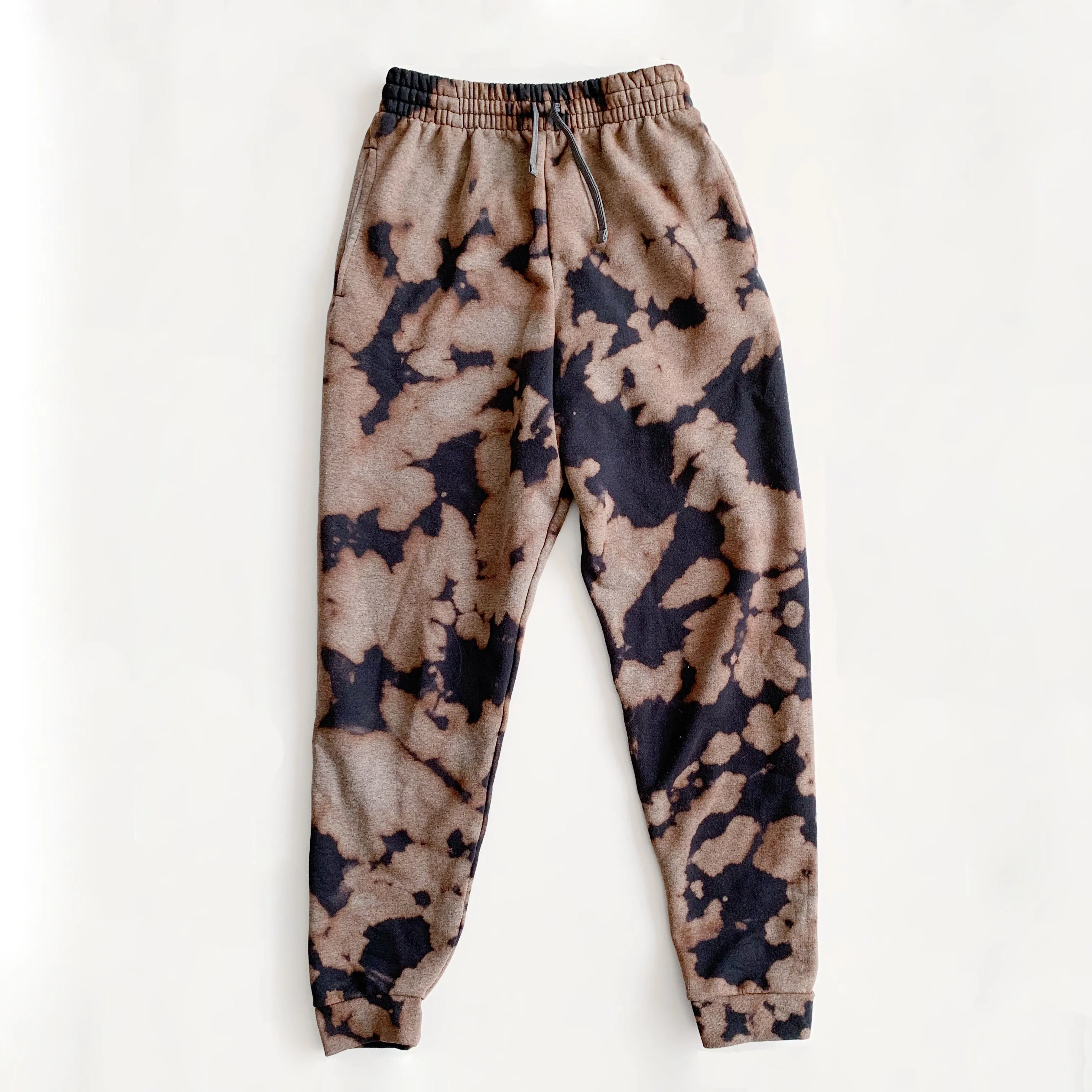 Black Inverse Tie Dye Joggers