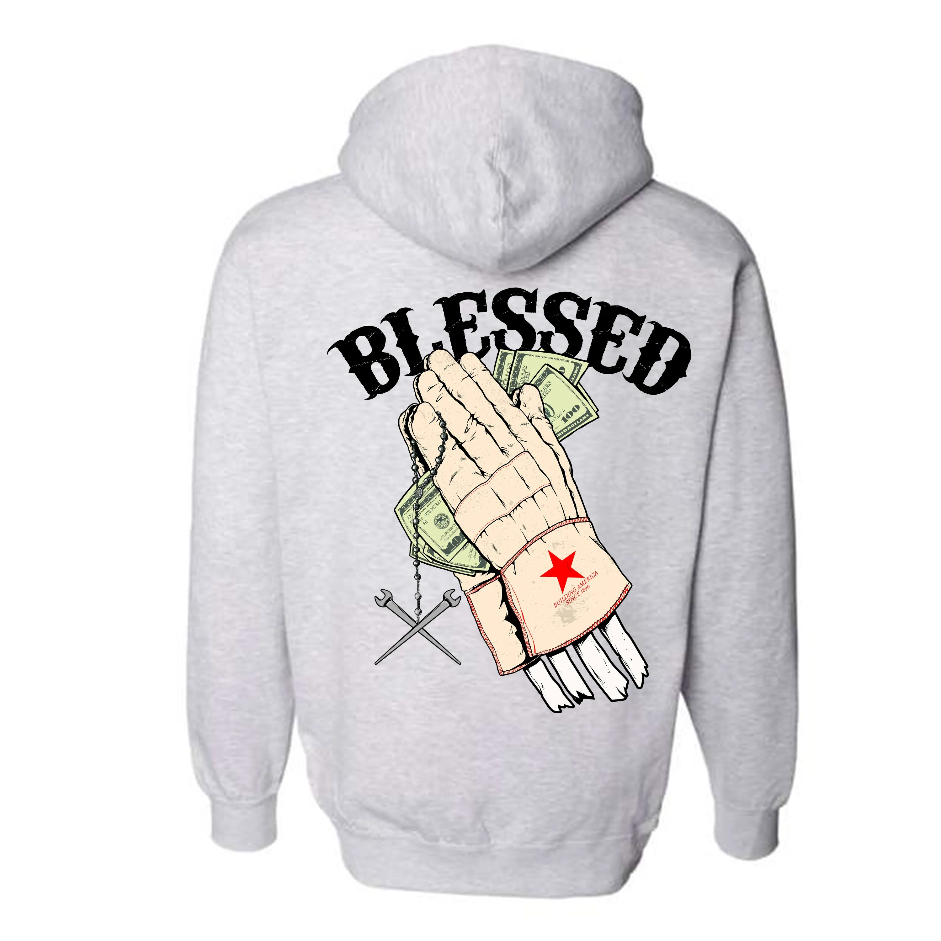 BLESSED GLOVES PULLOVER HOODIE