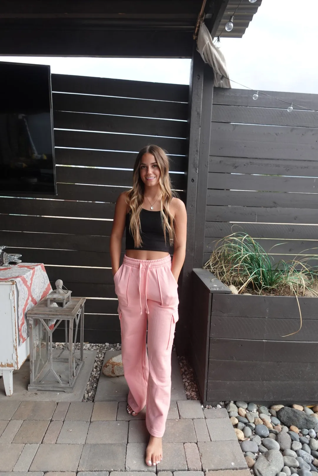 Blush Pink Sweatpants