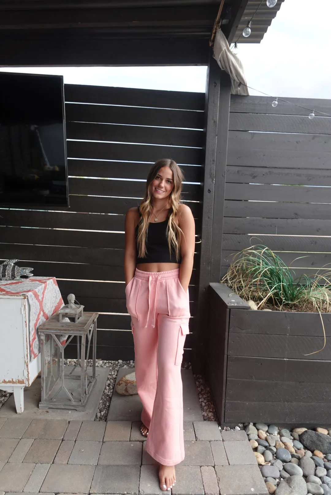 Blush Pink Sweatpants