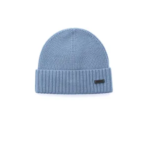 BOSS Fati L Beanie Hat in Bright Blue