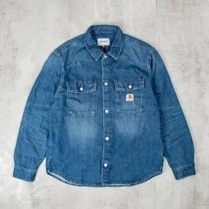 Carhartt Harvey Shirt / Jacket - Blue Dark Used