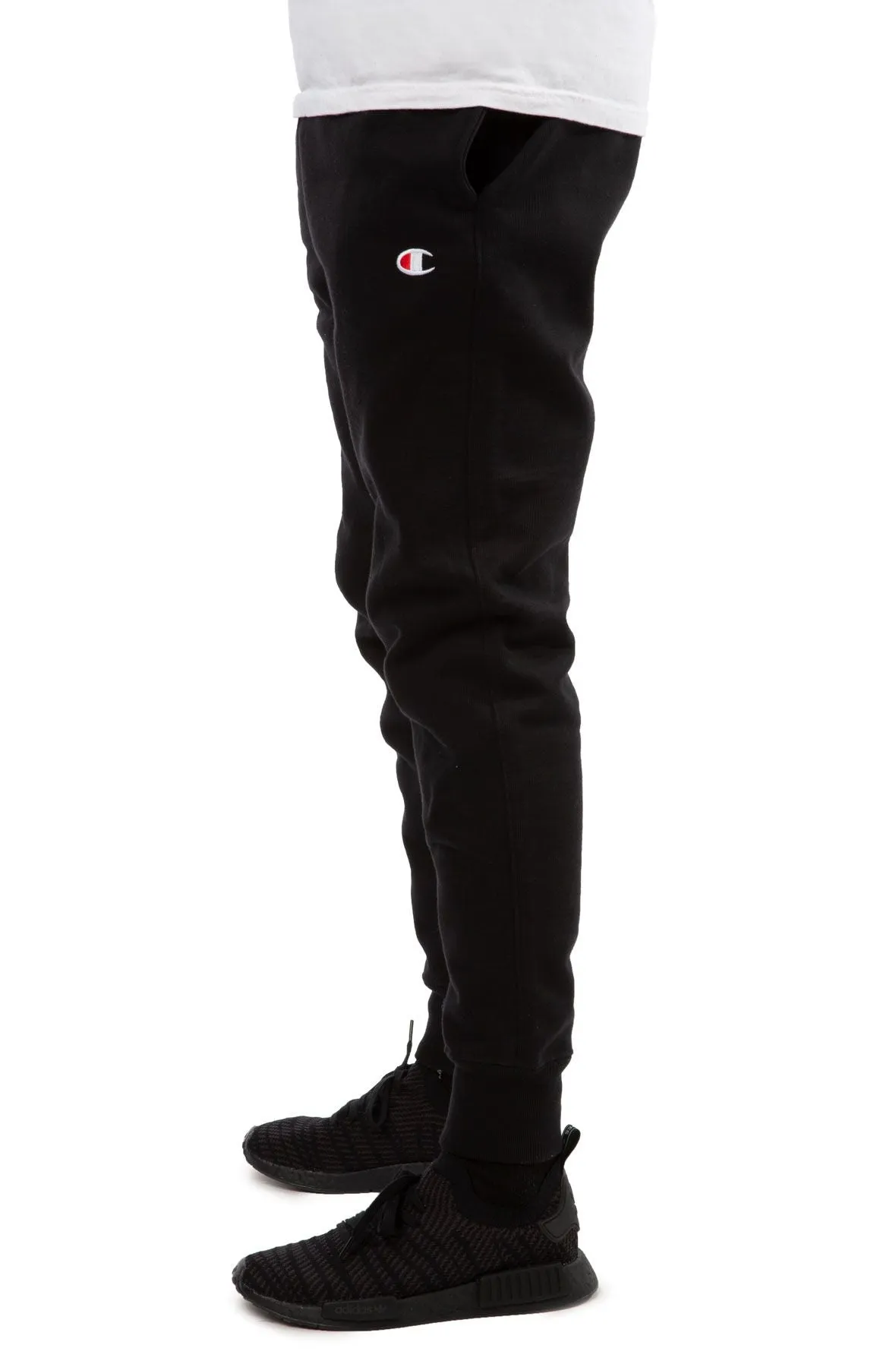 CHAMPION REVERSE WEAVE JAGGER PANTS-BLACK