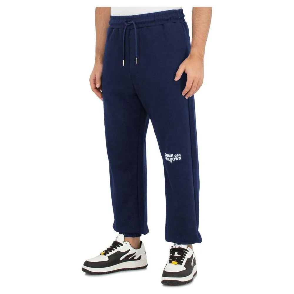 Comme Des Fuckdown Blue Cotton Jeans & Pant