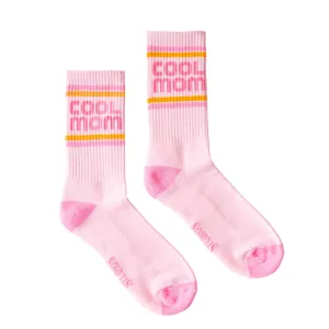 COOL MOM RIBBED CREW SOCKS