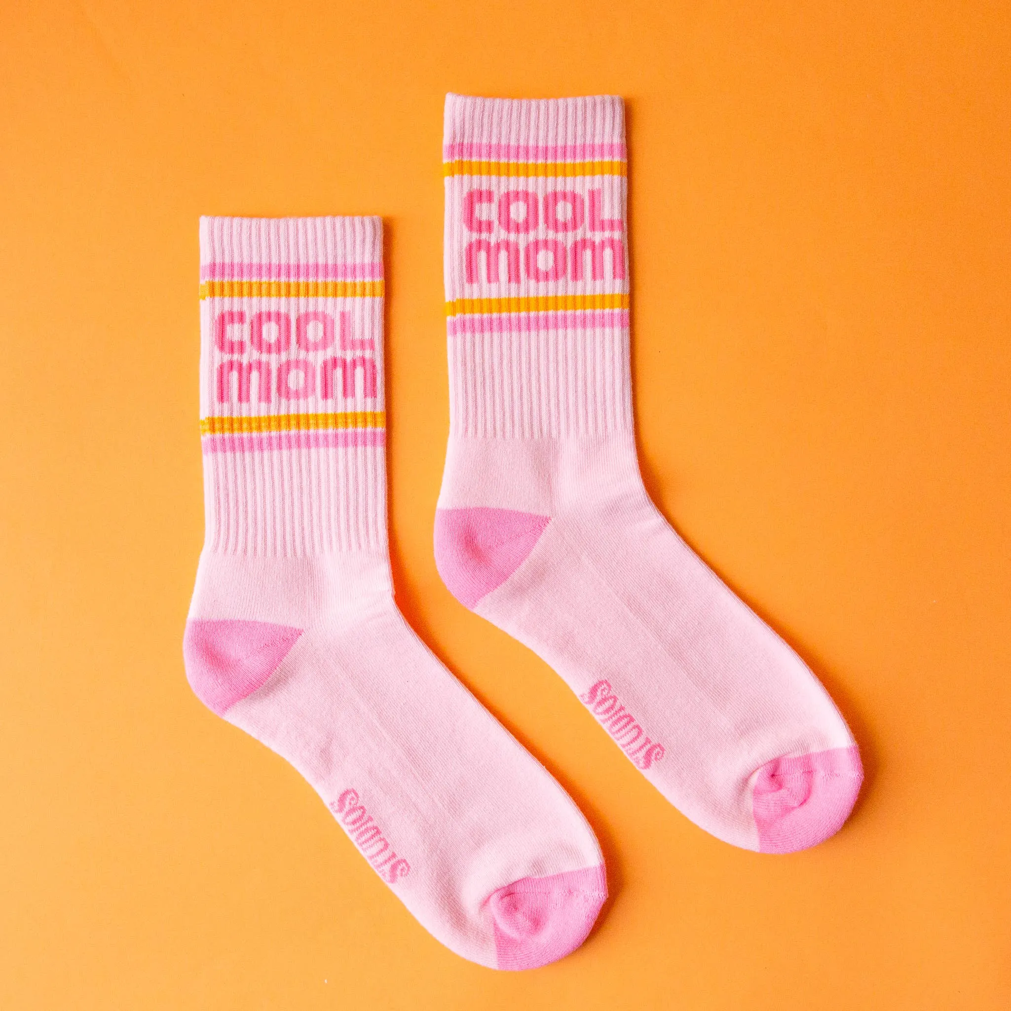 COOL MOM RIBBED CREW SOCKS