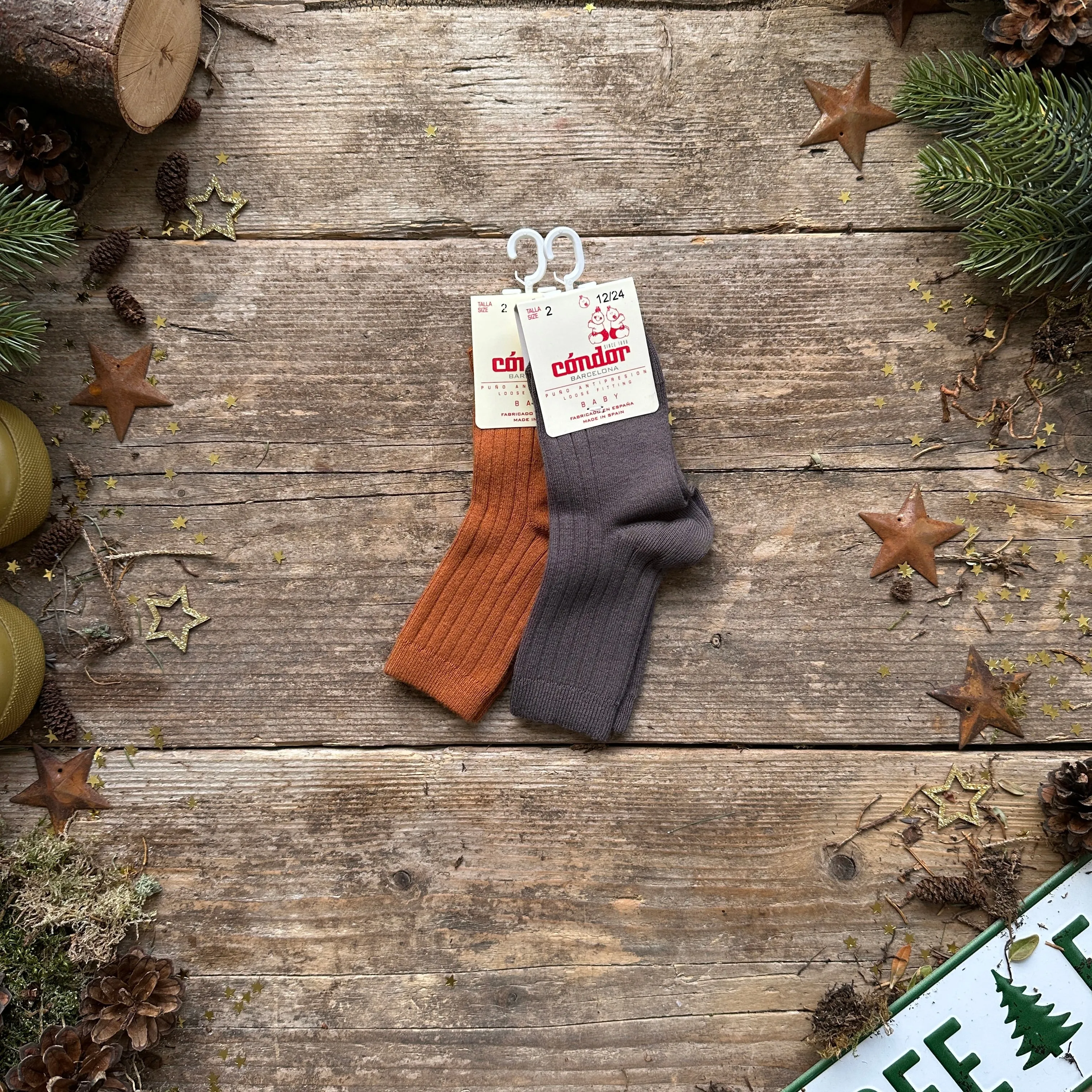 Cotton Rib Ankle Socks | Oxide