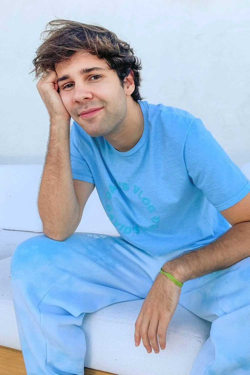 David Dobrik Blue Cloud Sweatpants