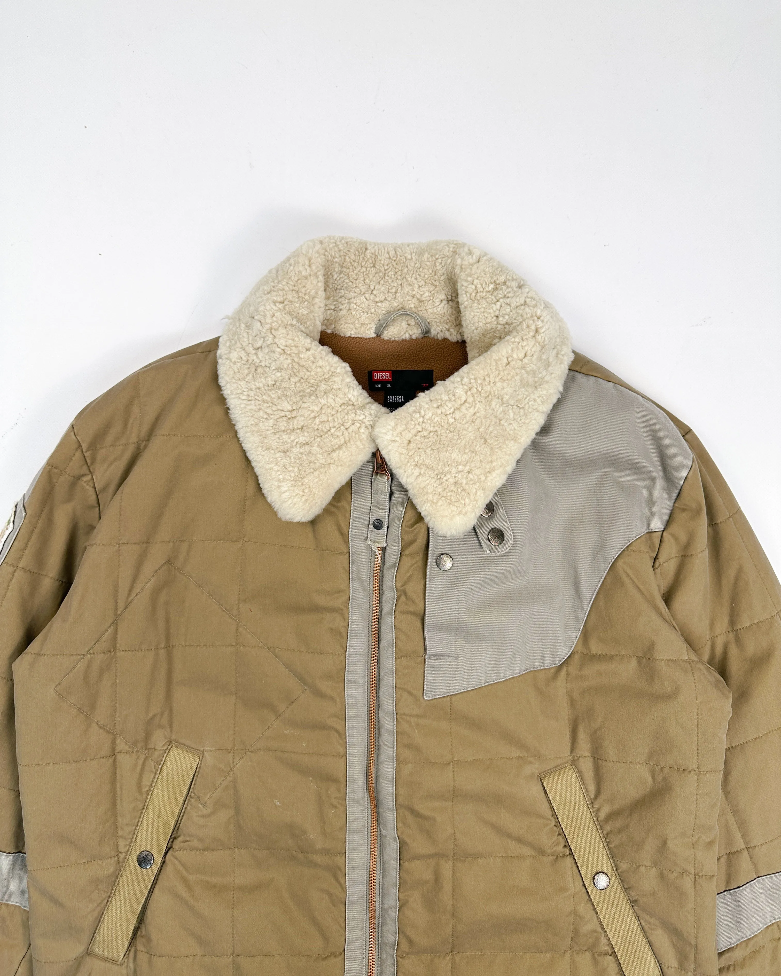 Diesel Paneled Sherpa Jacket 1990's