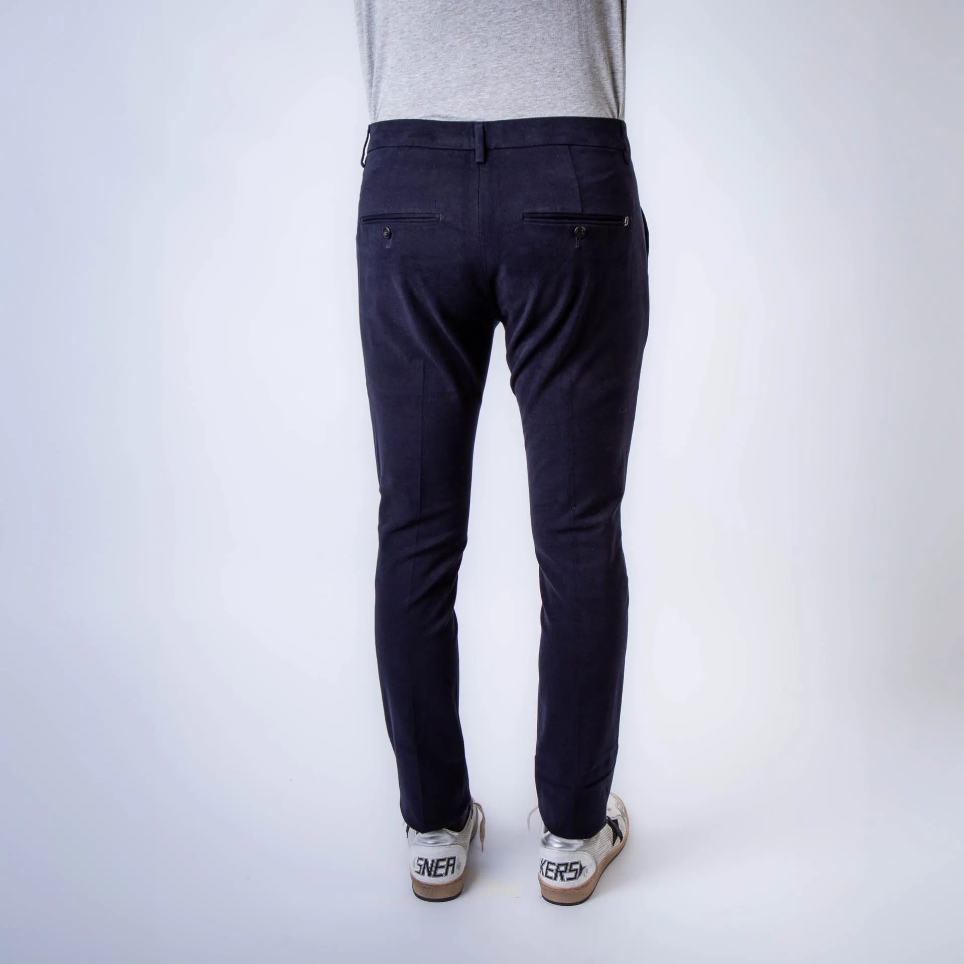 DONDUP TROUSERS UP235 GS0087 002 897 BLUE BLACK