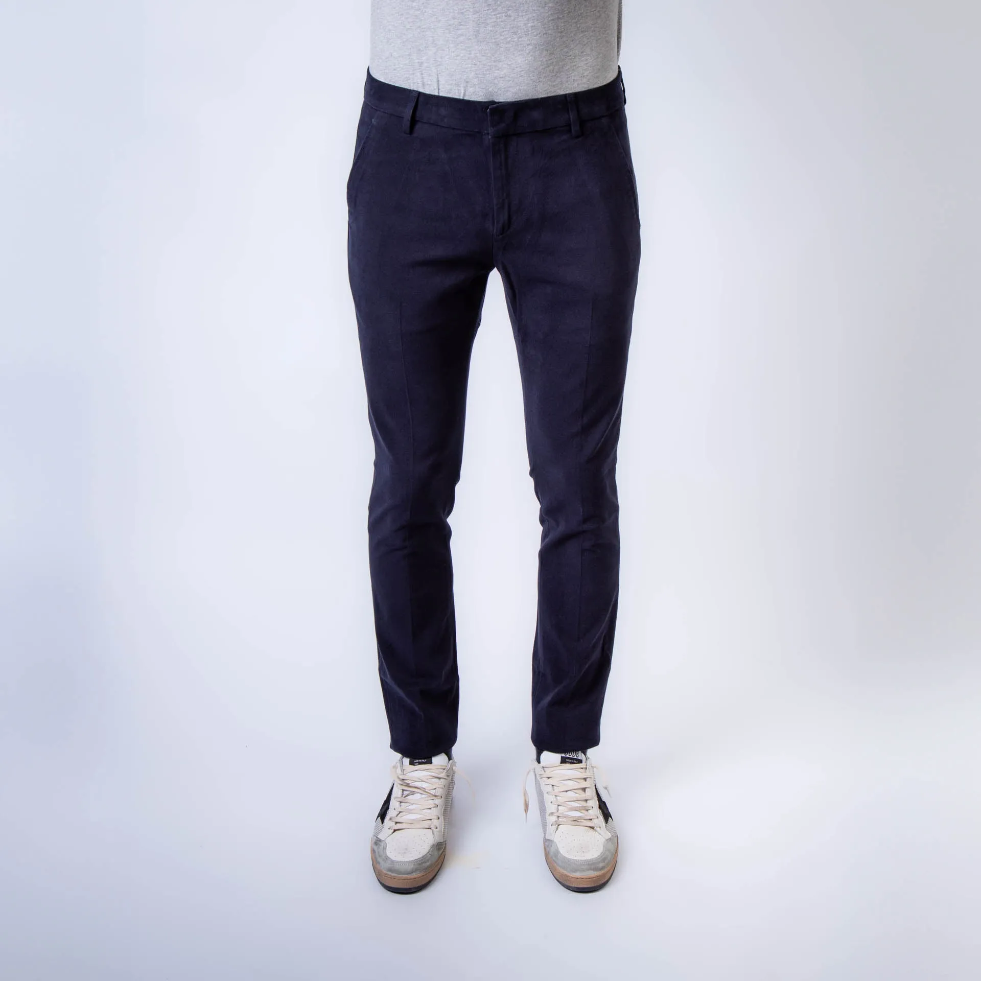 DONDUP TROUSERS UP235 GS0087 002 897 BLUE BLACK