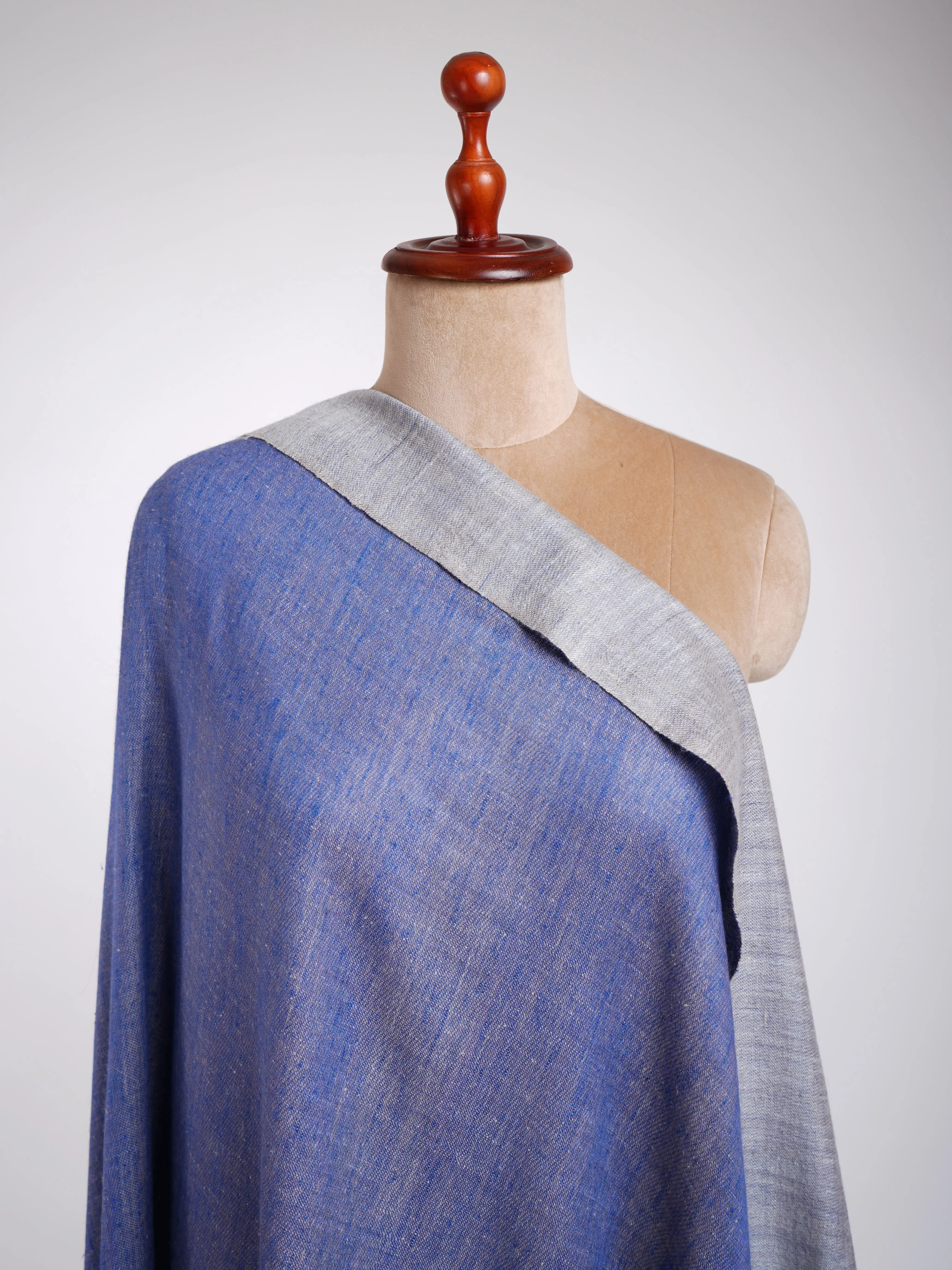 Dorukha Handwoven Pashmina Shades of Blue