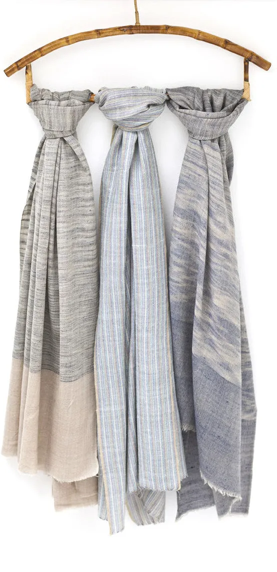 Dual-Tone Pashmina Scarves