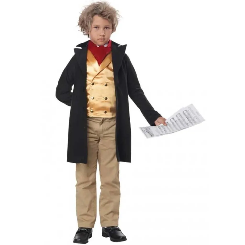 Famous Music Composer Beethoven Unisex Child Costume