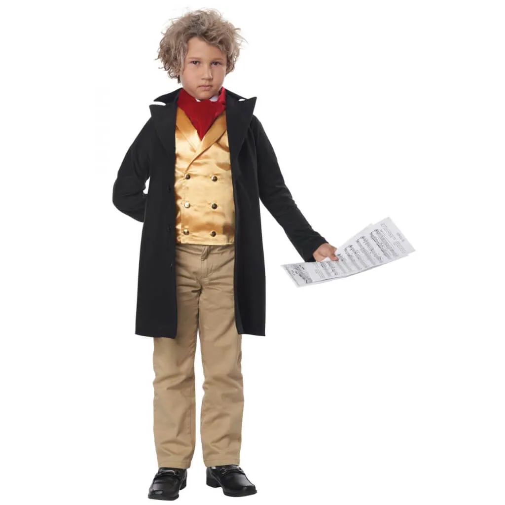 Famous Music Composer Beethoven Unisex Child Costume