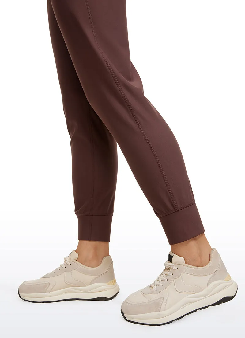 Fleece Lined Soft Workout Joggers with Pockets 27.5"