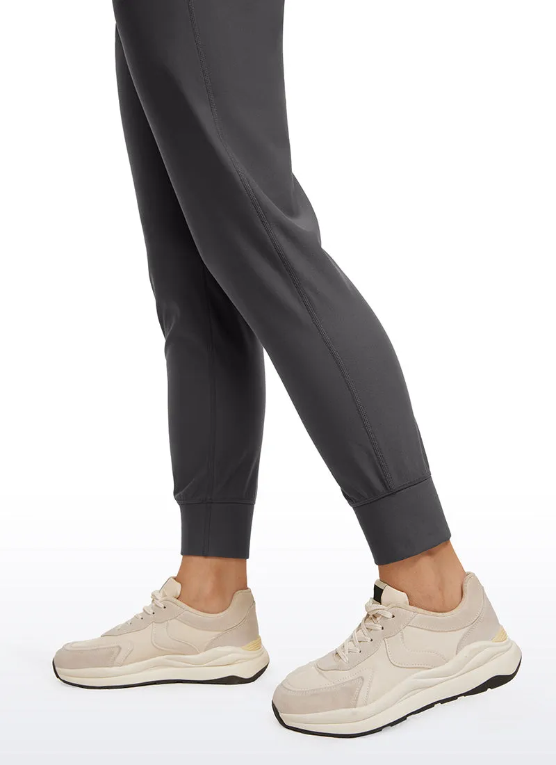 Fleece Lined Soft Workout Joggers with Pockets 27.5"