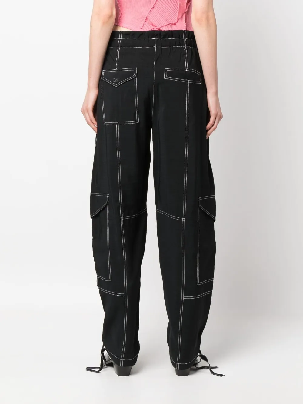 GANNI Trousers Black