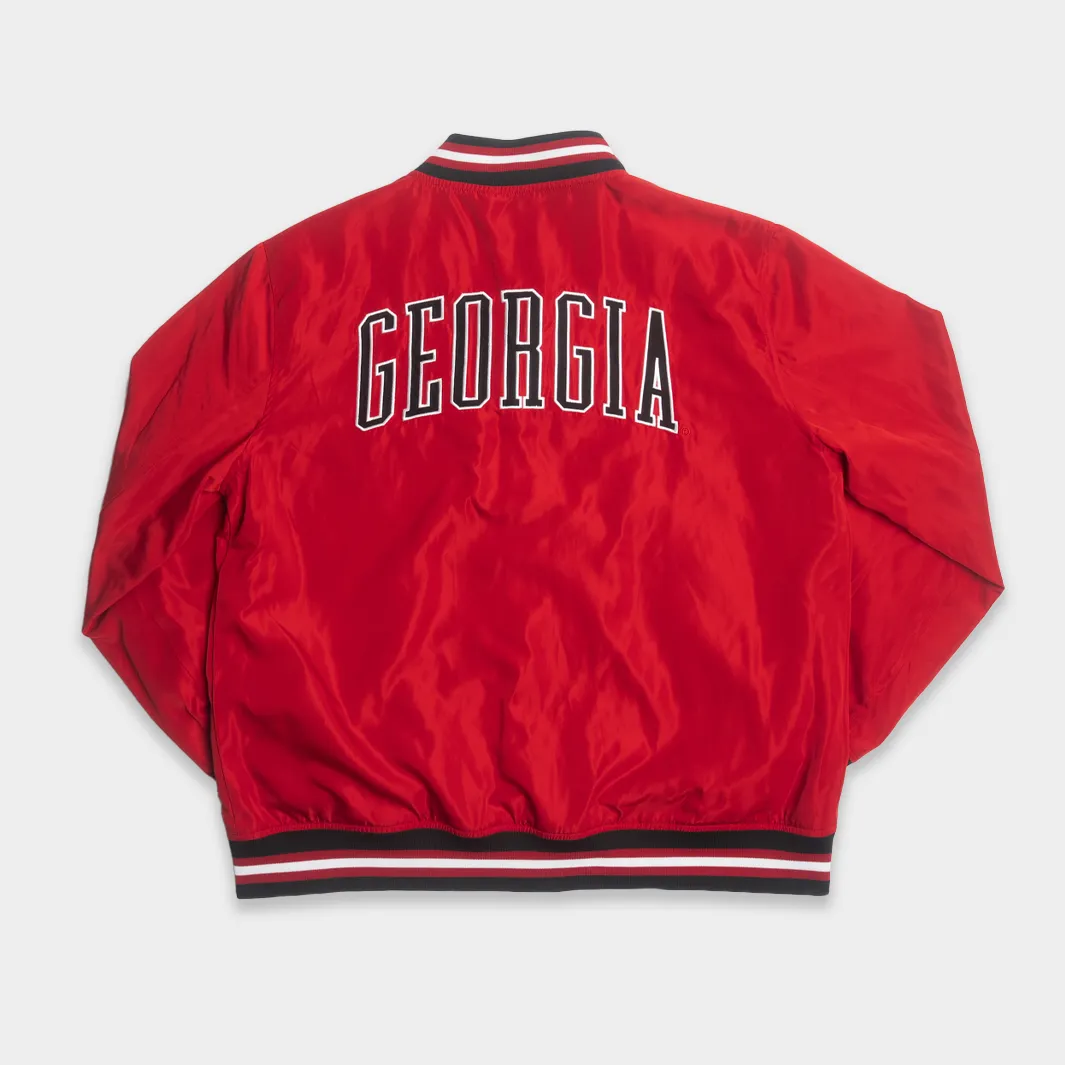 Georgia Bulldogs Vintage Dawgs Logo Bomber Jacket