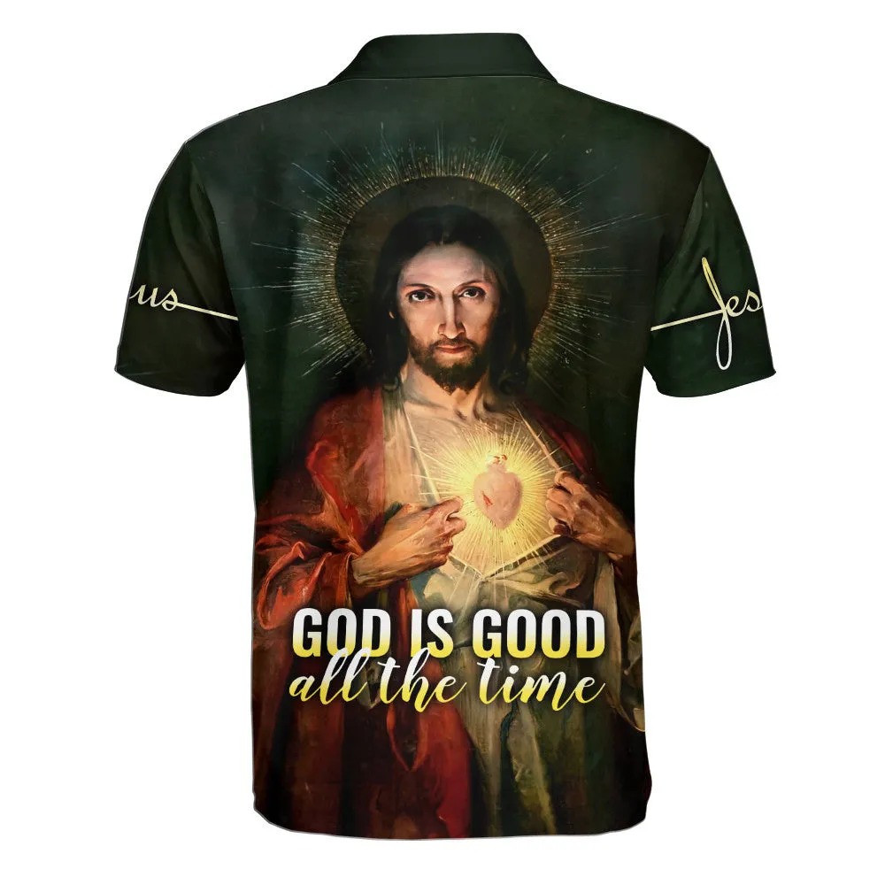 God Is Good All The Time Polo Shirt - Christian Shirts & Shorts