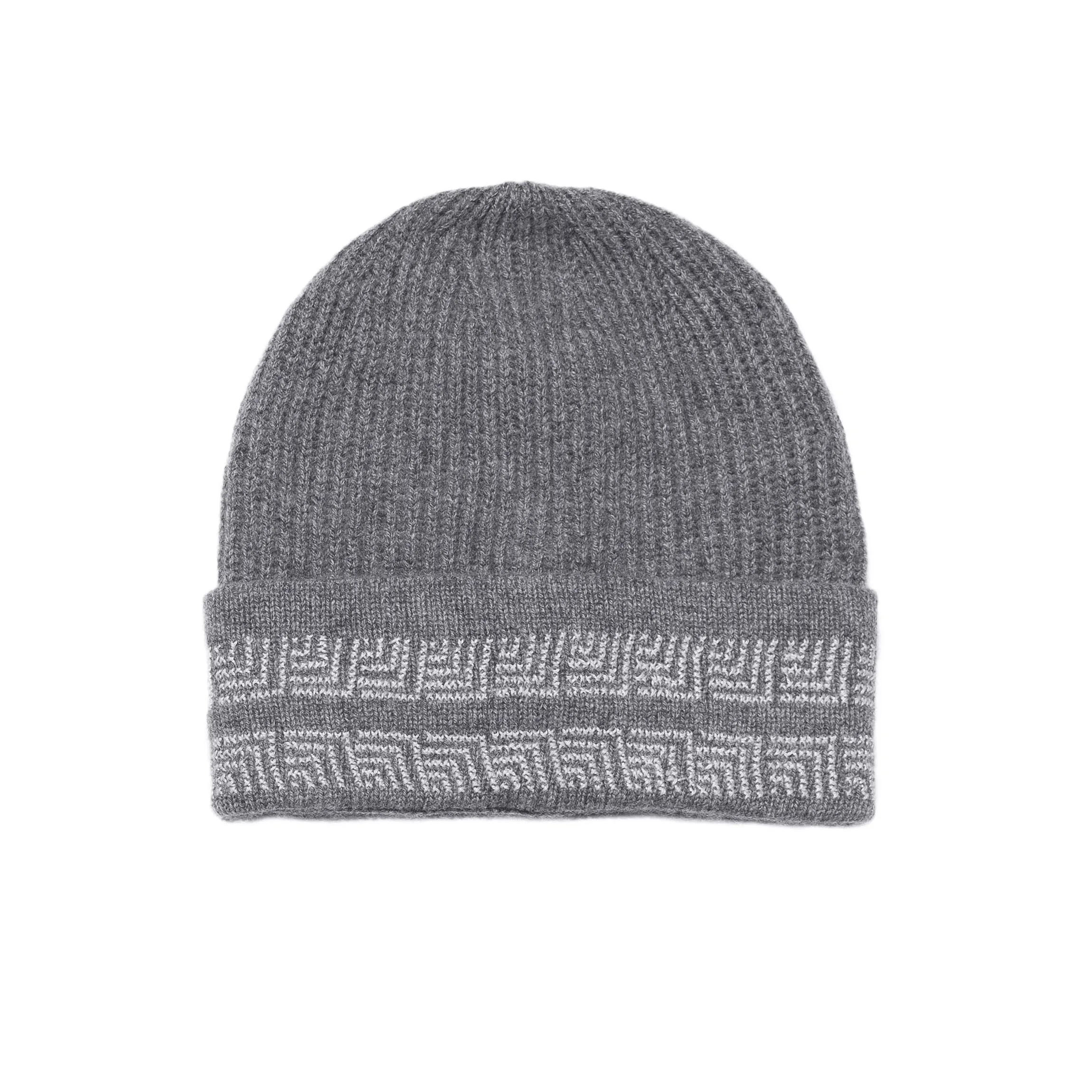 GRAY CASHMERE BEANIE