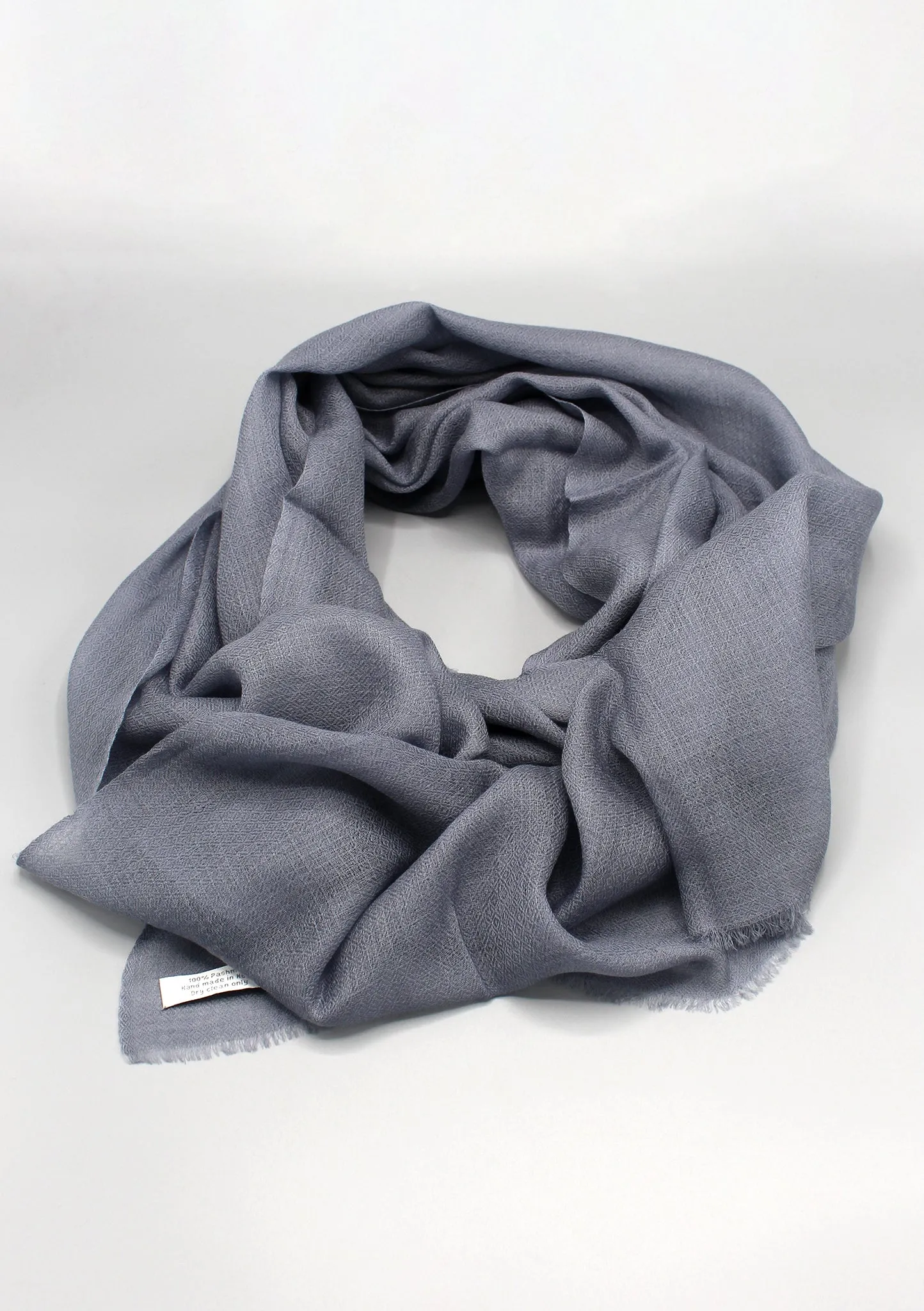 Grey Color 100% Pashmina Shawl from Nepal