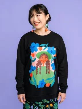 Gwen Blossom Sweatshirt Black