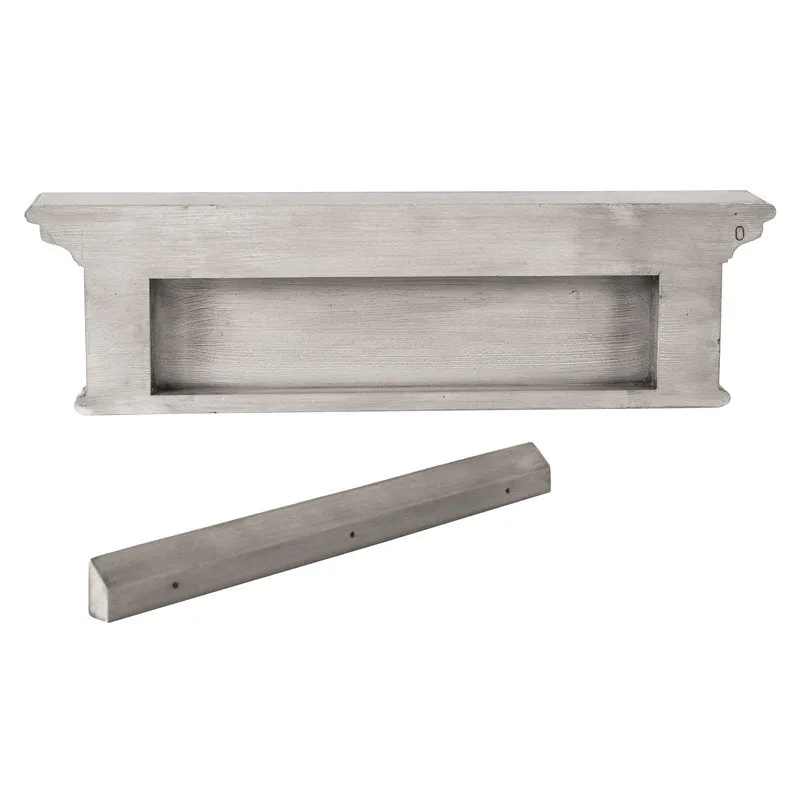 Halifax 4 Hook Coat Rack in Rustic White