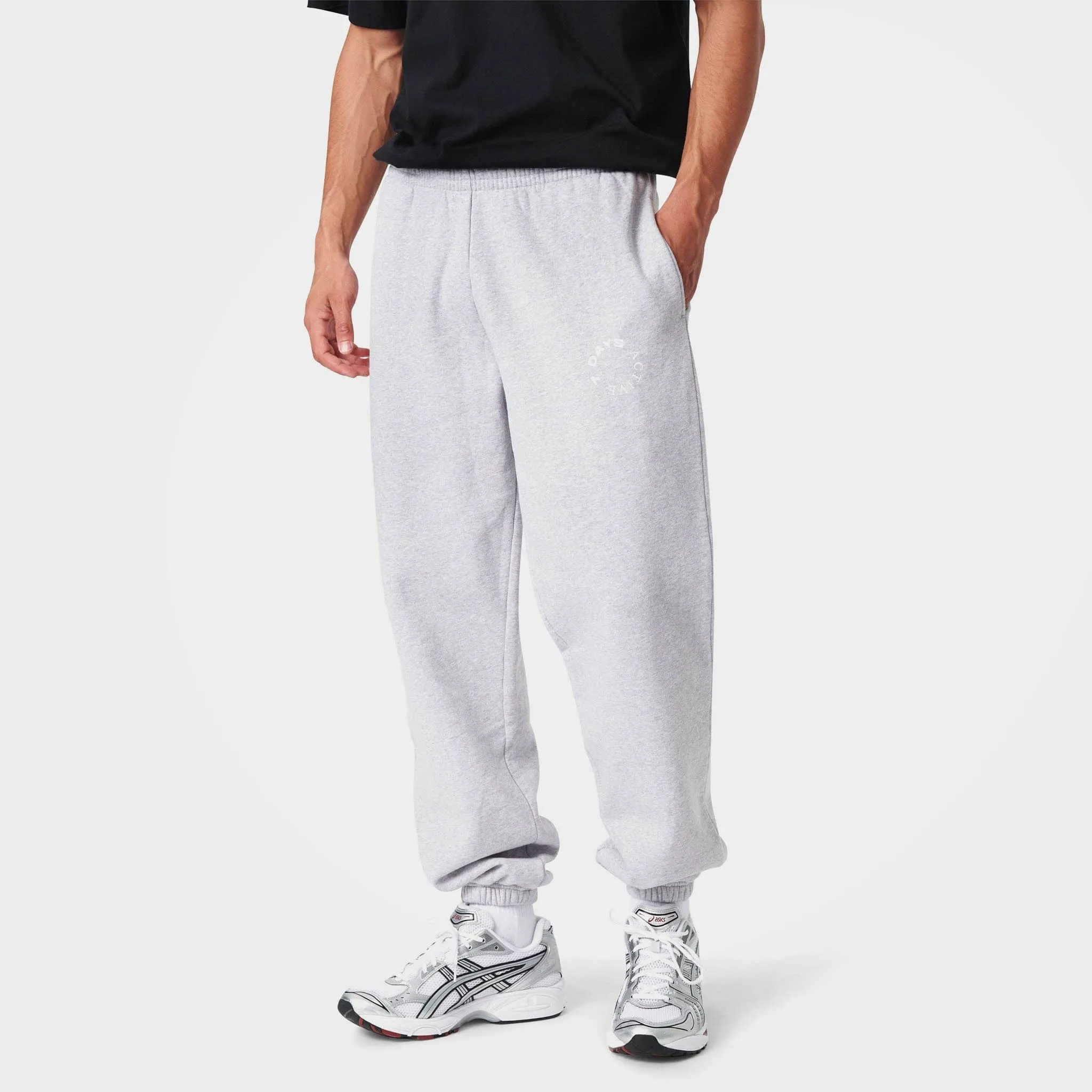 Heather Grey Organic Cotton Sweatpants by 7Days Active