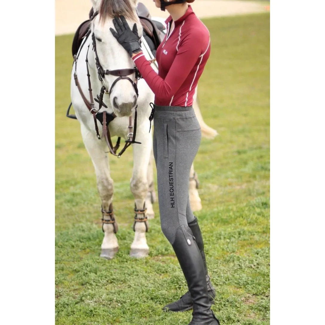 HLH Equestrian Apparel Silicon Seat Sweatpants